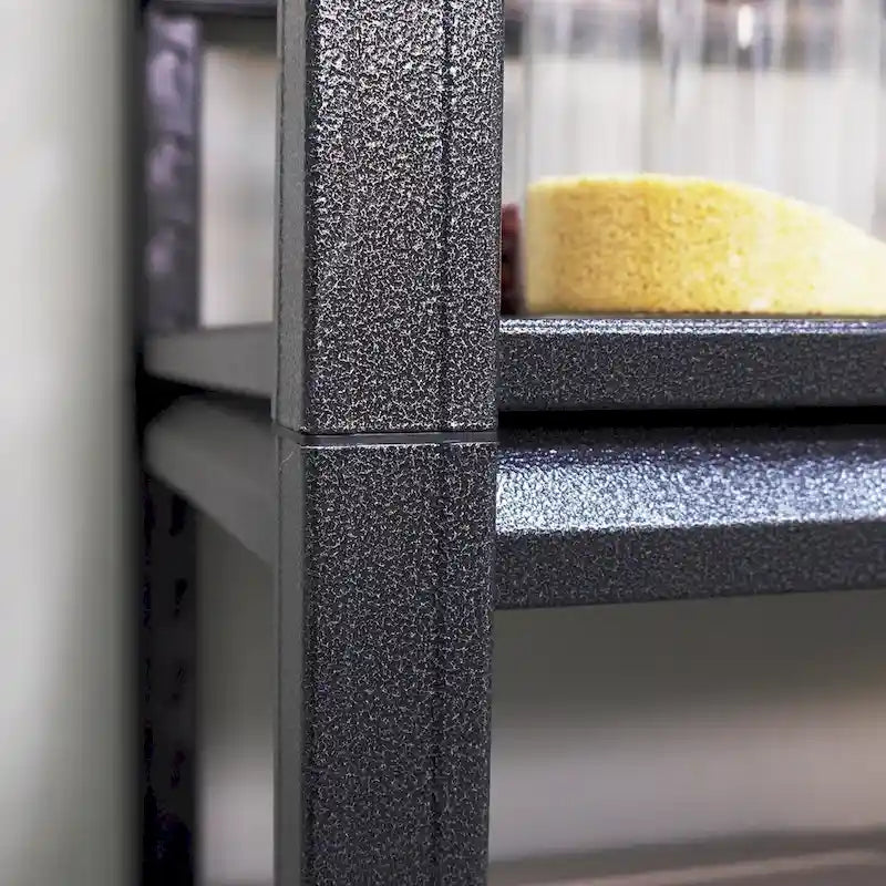 Storage Shelves 5 Tier Heavy Duty Metal Shelving Unit Adjustable Shelving Units and Storage Rack Kitchen Garage Shelf