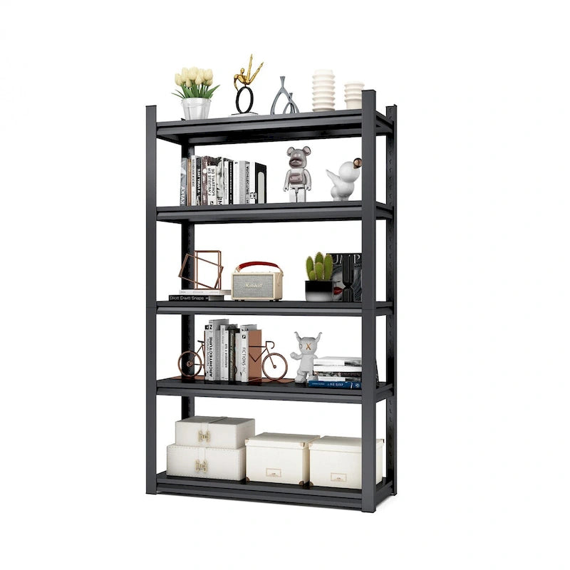 Storage Shelves 5 Tier Heavy Duty Metal Shelving Unit Adjustable Shelving Units and Storage Rack Kitchen Garage Shelf