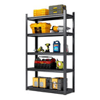 Storage Shelves 5 Tier Heavy Duty Metal Shelving Unit Adjustable Shelving Units and Storage Rack Kitchen Garage Shelf