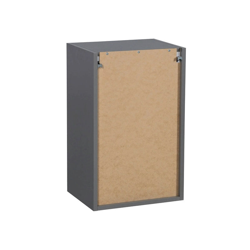 9 x 24 Wall Cabinet-Single Door-Grey - 9 x 24 x 12