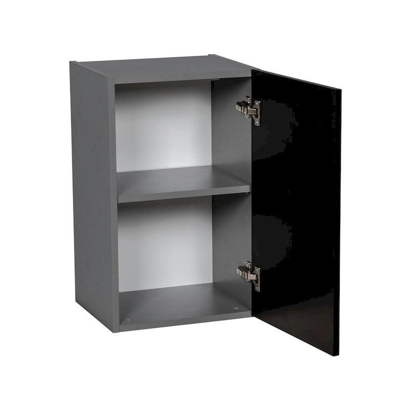 9 x 24 Wall Cabinet-Single Door-Grey - 9 x 24 x 12