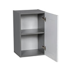 9 x 24 Wall Cabinet-Single Door-Grey - 9 x 24 x 12