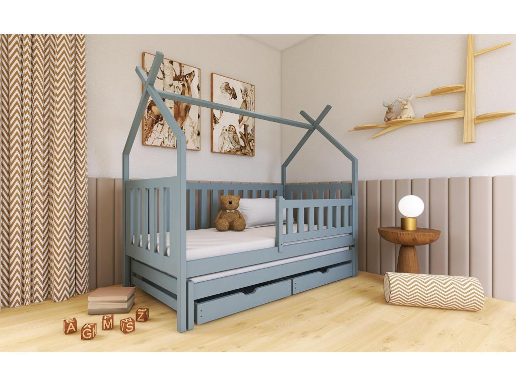 Bohometop cabin bed HB005 90x200 cm Gray 35138RFPZ