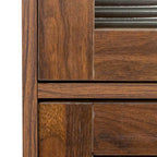 Contemporary Glass Doors Office Storage Cabinet