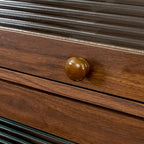 Contemporary Glass Doors Office Storage Cabinet