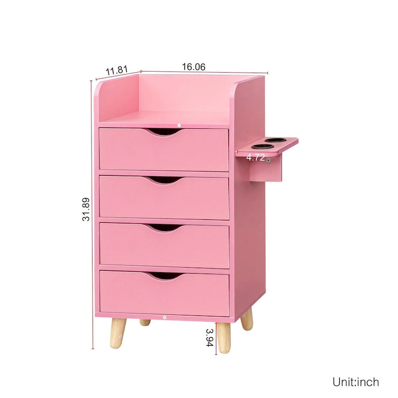 RR 4 -Layer Salon Storage Cabinet