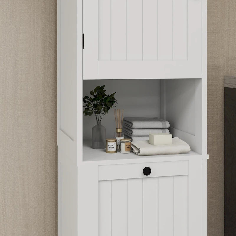 Tilt-Out Laundry Sorter Cabinet