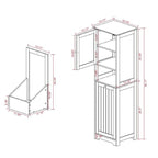 Tilt-Out Laundry Sorter Cabinet
