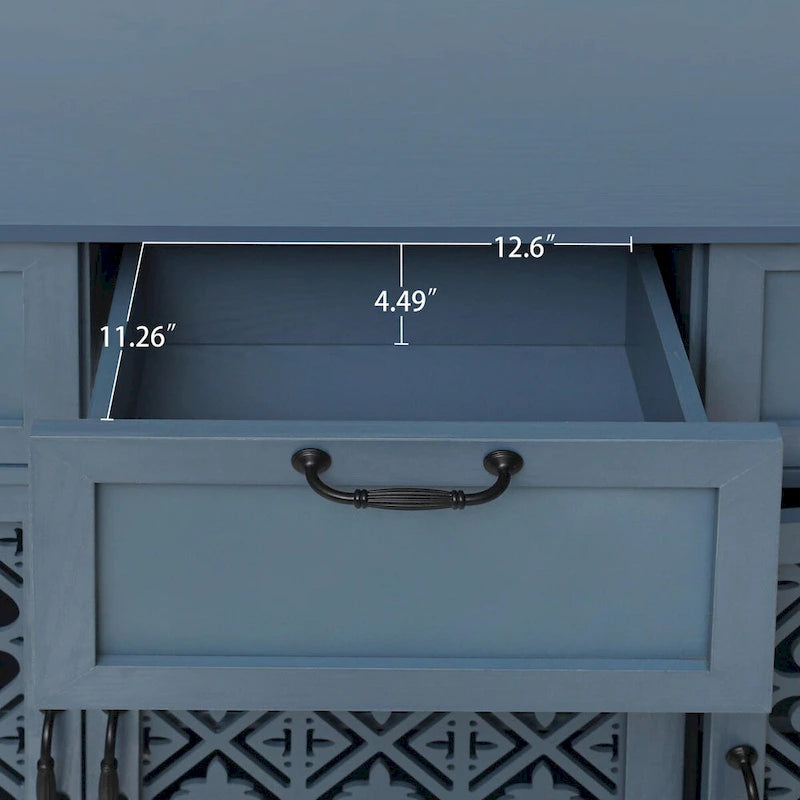 Three-Door Three-Drawer Cabinet