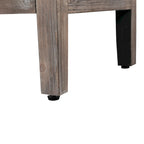 Antique Four Door Cabinet, Carved Flower Door Handle