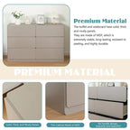 Drawer dresser cabinet,bar cabinet,Buffet server console,table storge cabinets,Flat out the corners of the drawers,six drawers