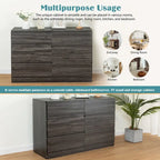 Drawer dresser cabinet,bar cabinet,Buffet server console,table storge cabinets,Flat out the corners of the drawers,six drawers