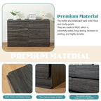 Drawer dresser cabinet,bar cabinet,Buffet server console,table storge cabinets,Flat out the corners of the drawers,six drawers