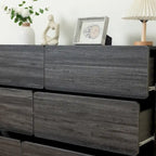 Drawer dresser cabinet,bar cabinet,Buffet server console,table storge cabinets,Flat out the corners of the drawers,six drawers