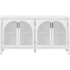 60 Large Storage Space Artificial Rattan Doors Buffet/Sideboard