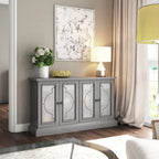 Sideboard with Frosted Glass Doors