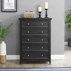 5 Storage Drawers Dresser Cabinet