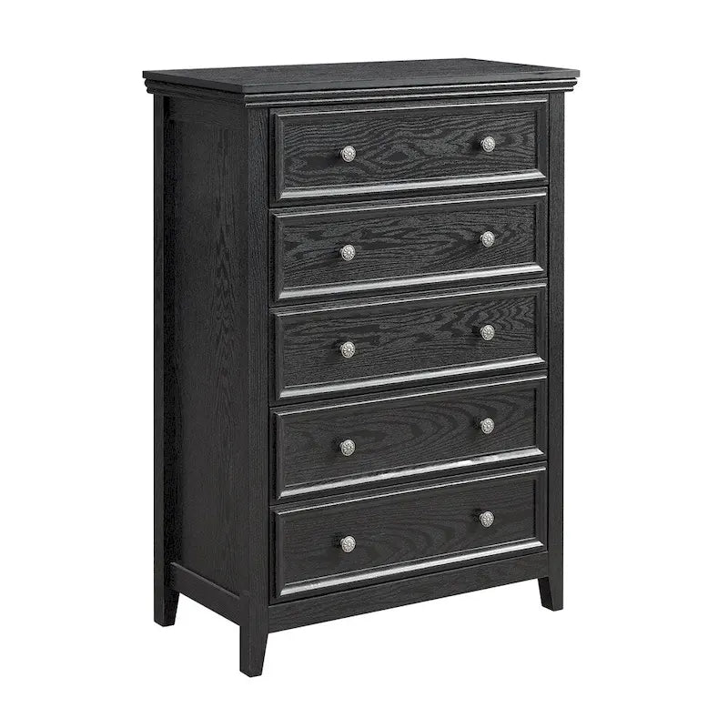 5 Storage Drawers Dresser Cabinet
