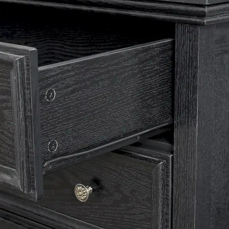 5 Storage Drawers Dresser Cabinet
