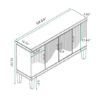 Large Size 4-Door Cabinet