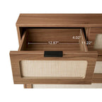 5 Drawer Cabinet, Accent Storage Cabinet, Suitable for Living Room, Bedroom, Dining Room, Study