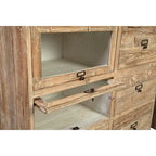 Large Distressed Apothecary Display Chest