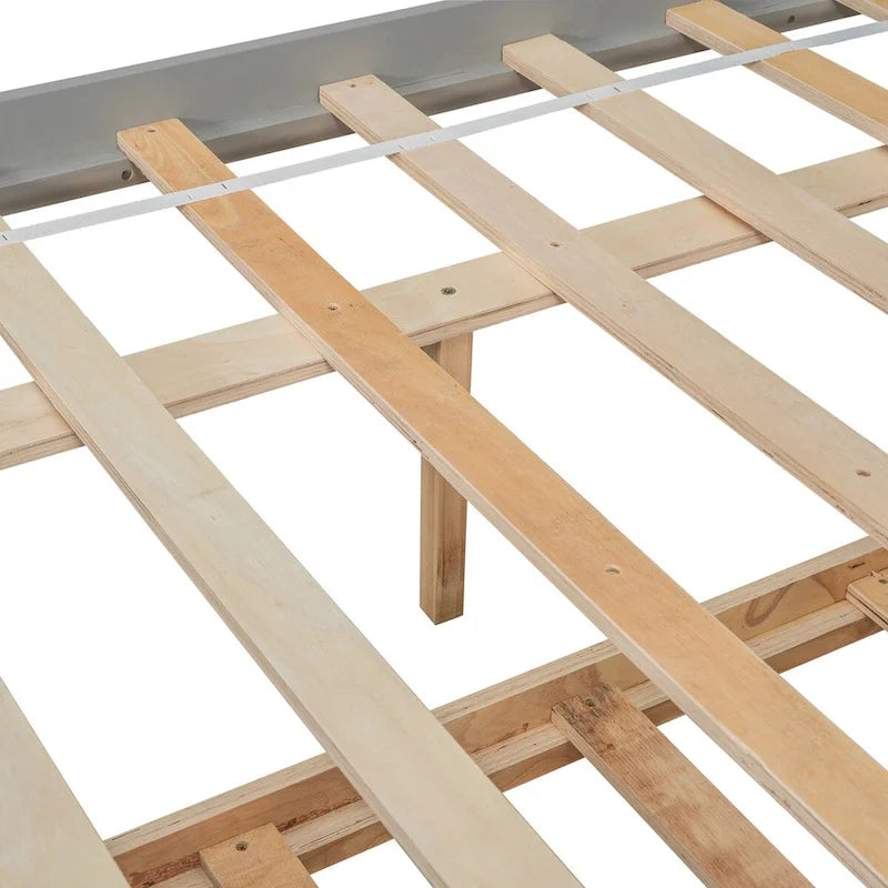 Full Bed with Trundle,Bookcase