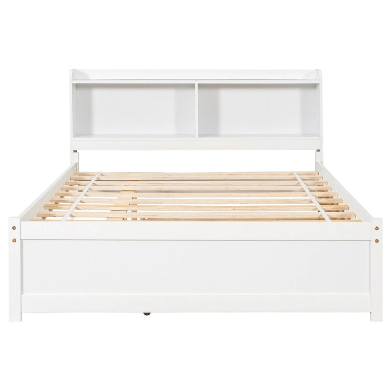 Full Bed with Trundle,Bookcase