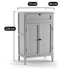 Eugenie 2-Door, 1-Drawer Cabinet - 47.3H *29.6W *17.4D