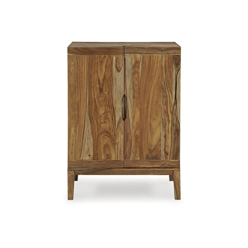 Signature Design by Ashley Dressonni Brown Bar Cabinet - 32 W x 20 D x 45 H