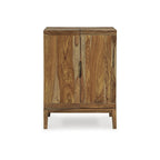 Signature Design by Ashley Dressonni Brown Bar Cabinet - 32 W x 20 D x 45 H