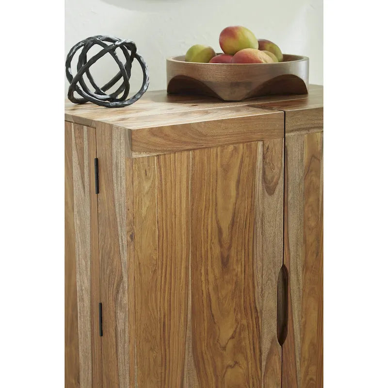 Signature Design by Ashley Dressonni Brown Bar Cabinet - 32 W x 20 D x 45 H