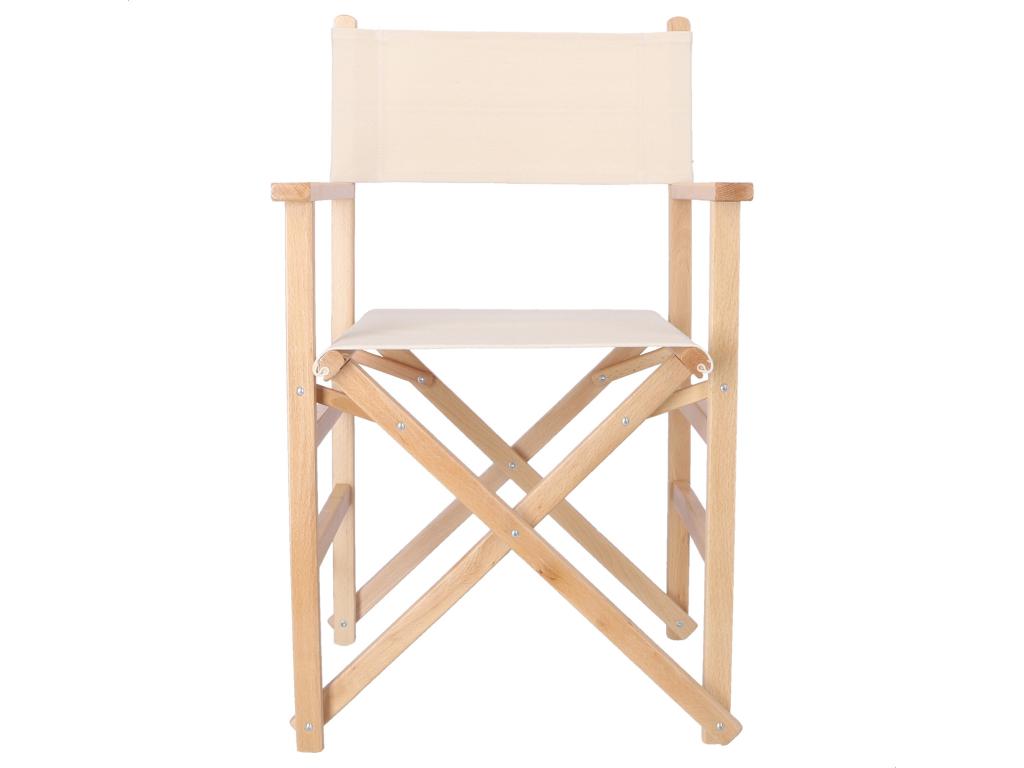 Sunset director's chair, oil-finished raw canvas, 51x46x86 cm, 29873YLWM