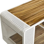 55.12 Spacious Cat House with Tempered Glass for Living Room