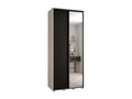 Bohometop 3 Sliding Door Wardrobe 235.2/110/60 2 Doors White/Black/Black 22105FDVU