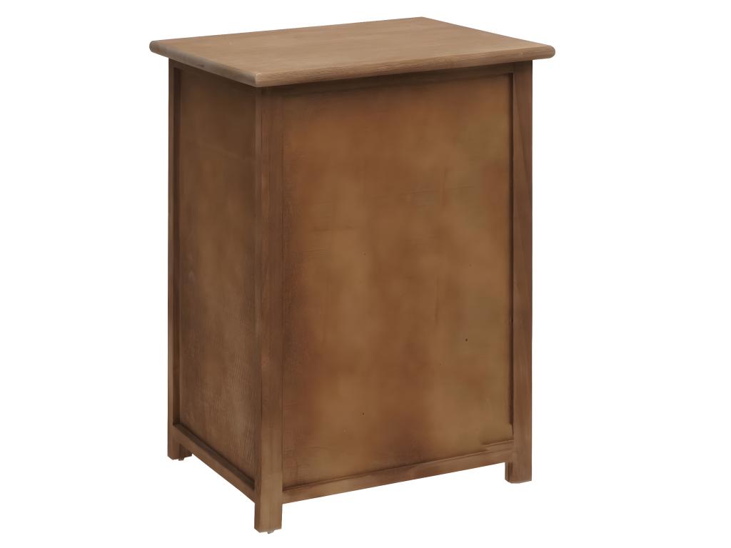 Bohometop-K83 Dark Brown Poly Rattan Chest of Drawers 82633ITSG