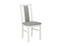 Bohometop 157 Chair, White - Light Grey, 93x43x40cm, Upholstered, Wooden, 40741IGZT