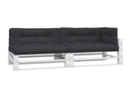 5-piece pallet cushions, black fabric 01129XLYC