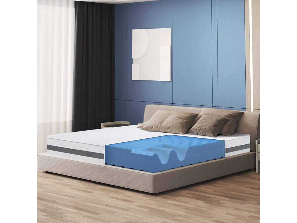 XL Single Mattress 125x170 cm with Orthopedic Memory Foam - Height 20 cm - Made in Italy 37397RUVD