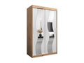 Bohometop Sliding Door Wardrobe 200/120/62 2 Doors Bohometop/White 87754GCTV
