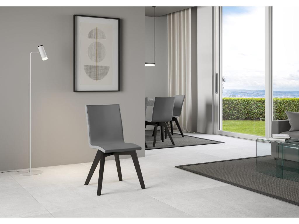 Bohometop Chair, Anthracite Legs, Grey Cushion, 11 40856CVSQ