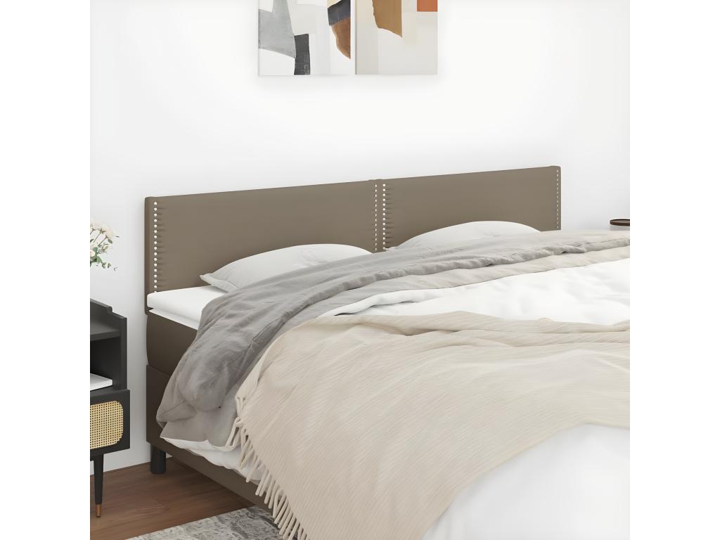 Bohometop 2-piece headboard set, 80x5x78/88 cm, fabric, 02499ISIJ