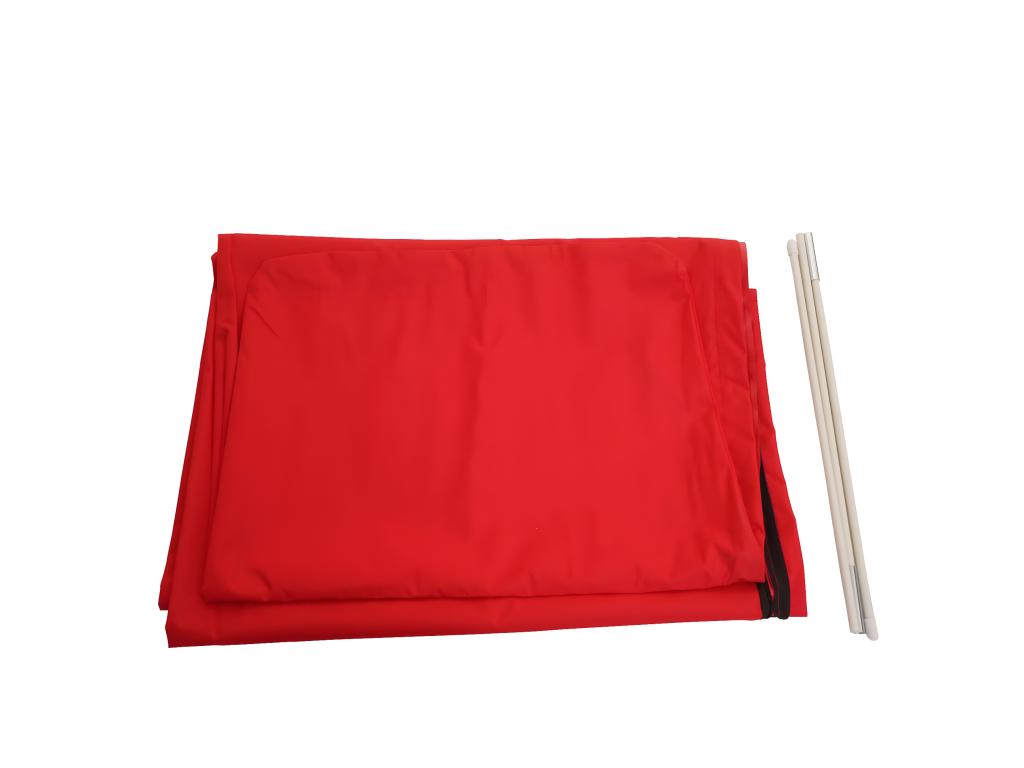 Bohometop protective cover for parasols up to 4.3m, red, 32540QIOV