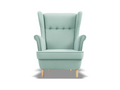 Turquoise lounge chair for the living room 44135LPAS