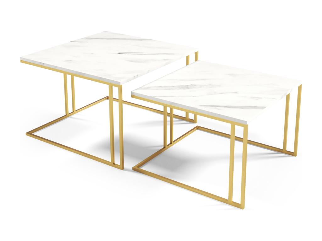 Bohometop CT76 Coffee Table 76x76x50 White 54497TJIA