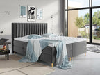 Continental bed Bohometop 156 Double Continental Gray 140x200 Tapestry 148x210cm 59527IBIK