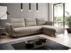 Homelumiere 276cm Beige Fabric Right-Hand Corner Sofa Bed