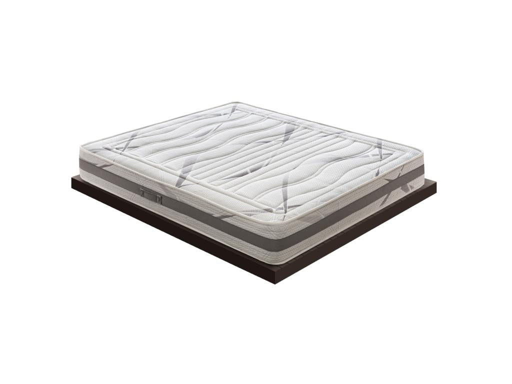 Bohometop - Memory Foam Mattress - 22 cm high - 3 cm memory foam - carbon cover 120x200 83689DALF