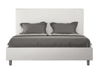 Bohometop 84408LPWO Upholstered Bed without Mattress 160x210 White Faux Leather
