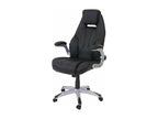 Office chair in black, 68x80x128 cm, BUR04080 50720MLZN